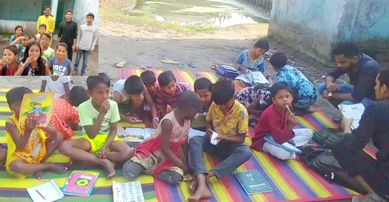 উন্মুক্ত পাঠশালা’র ২৫তম সপ্তাহের পাঠদান অনুষ্ঠিত